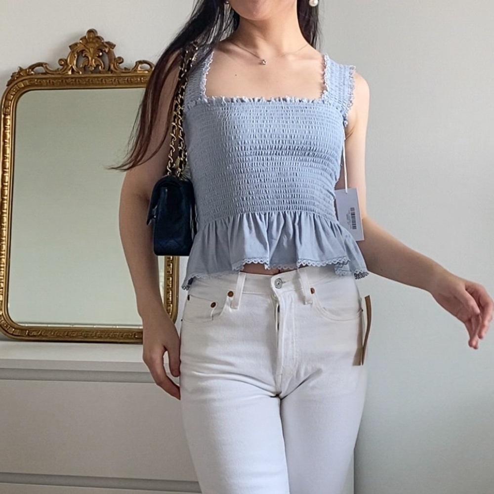 Price firm: NWT Reformation Oakleigh Top Mineral Print Size XS